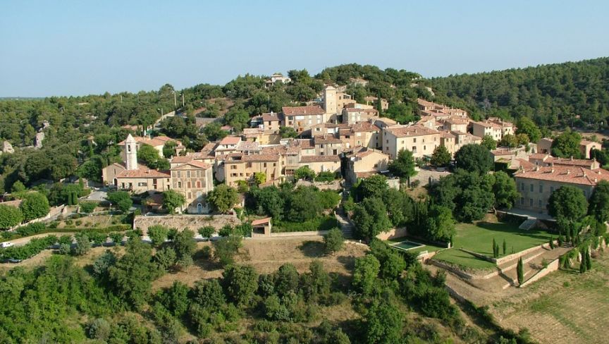 luchtfoto van Moissac Bellevue